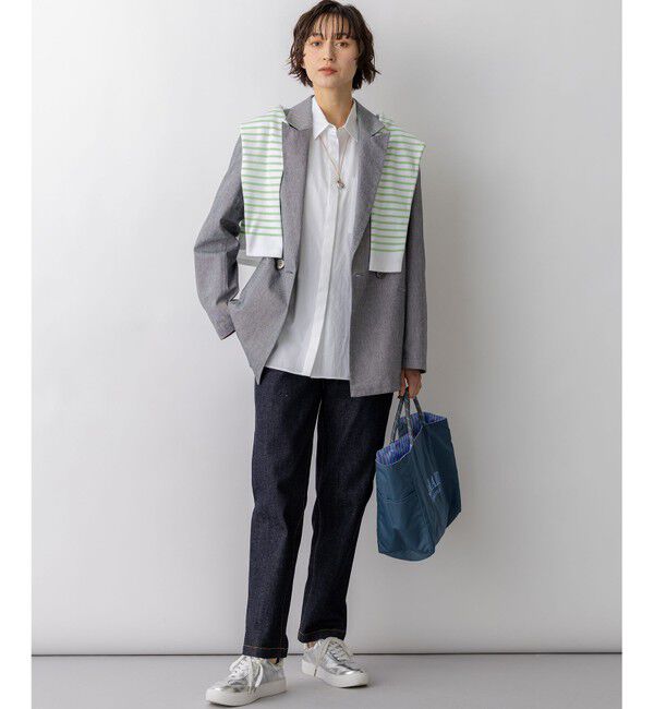 23区「【見上愛さん着用】CANCLINI シャーティング ルーズフィットシャツ」|シャツ・ブラウス|