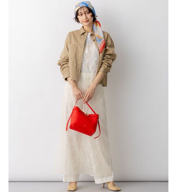 23区「ストレッチギャバ チノ ショート シャツジャケット」|シャツ・ブラウス|