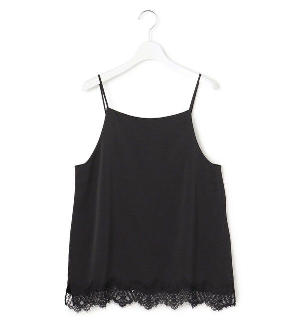 23区「サテンレースキャミソール」|キャミソール|