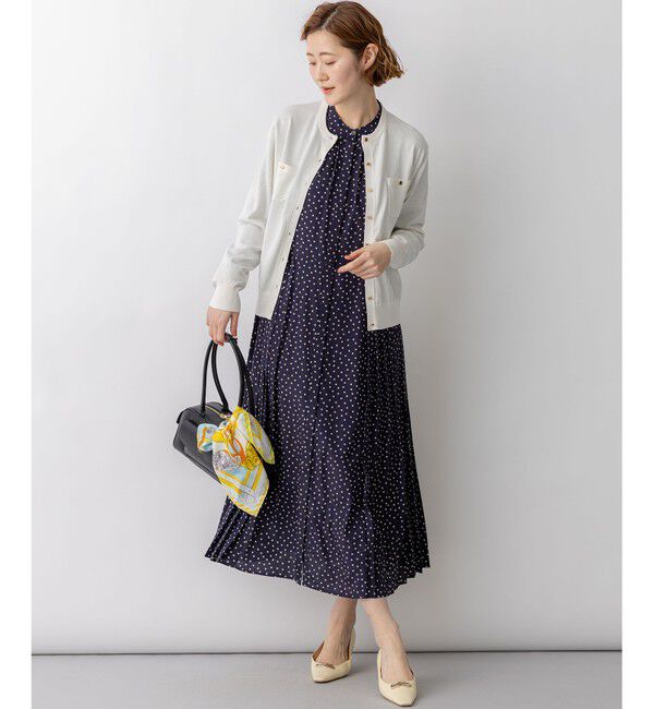 23区「プレミアムビオコットン ポケット カーディガン」|カーディガン|