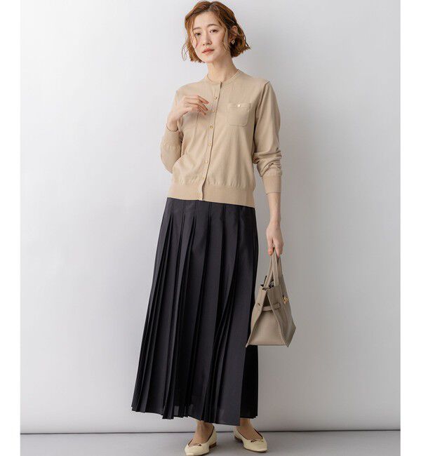 23区「プレミアムビオコットン ポケット カーディガン」|カーディガン|