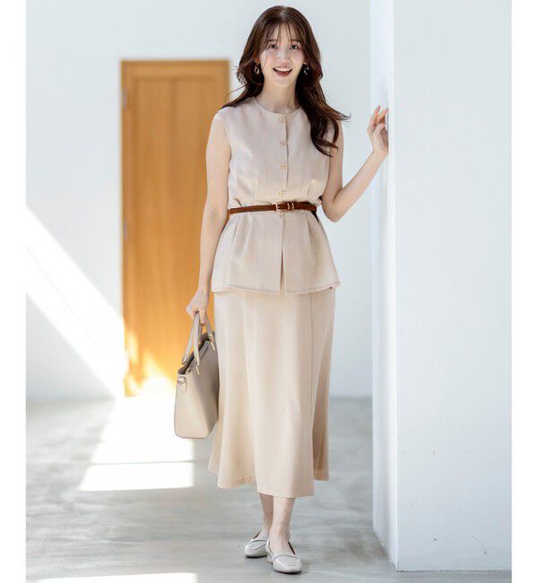 ANY SIS「【WEB・一部店舗限定】スイートクール ジレブラウス」|ベスト・ジレ|