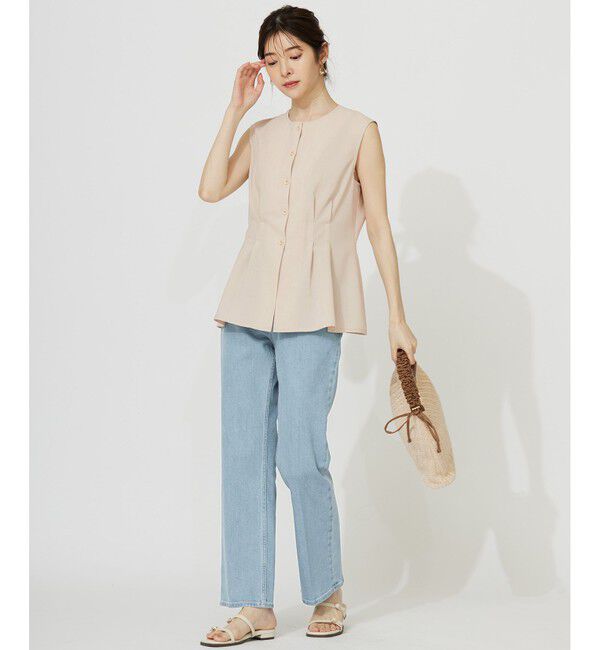 ANY SIS「【WEB・一部店舗限定】スイートクール ジレブラウス」|ベスト・ジレ|