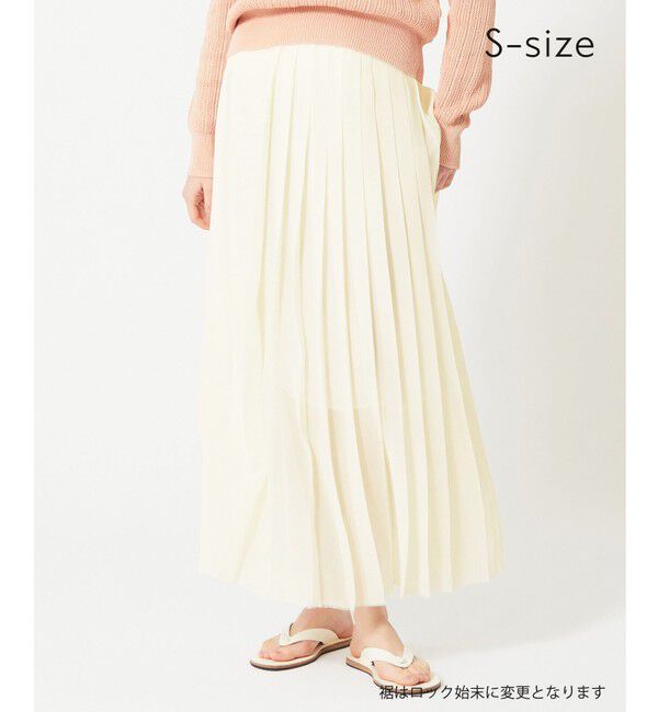 BEIGE,「【S-size】PARM / プリーツスカート」|スカート|Ecru