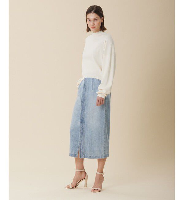 BEIGE,「【洗える】VICTOR / デニムスカート」|スカート|