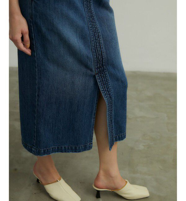 BEIGE,「【洗える】VICTOR / デニムスカート」|スカート|