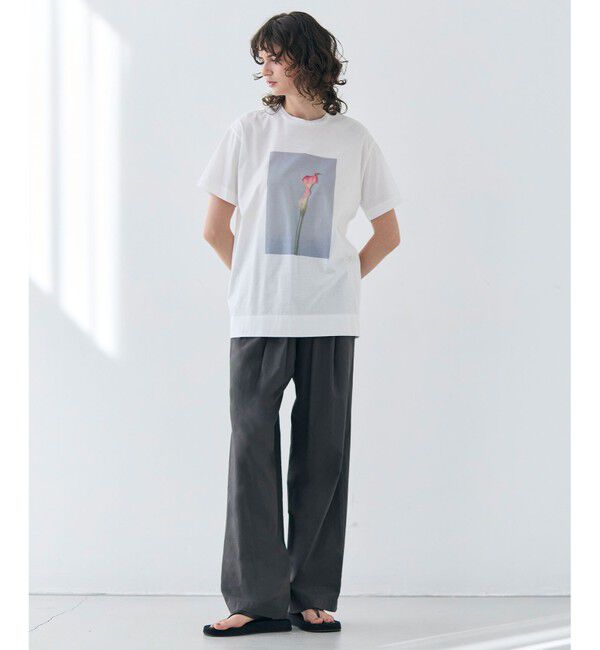 BEIGE,「【洗える・CLUEL 5月号掲載】MALLOW / コットンイージーワイドパンツ」|その他|