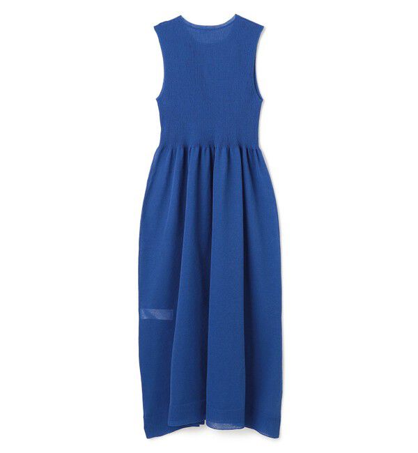 BEIGE,「【洗える】MILANO / リネン混シアーニットAラインワンピース」|ワンピース|