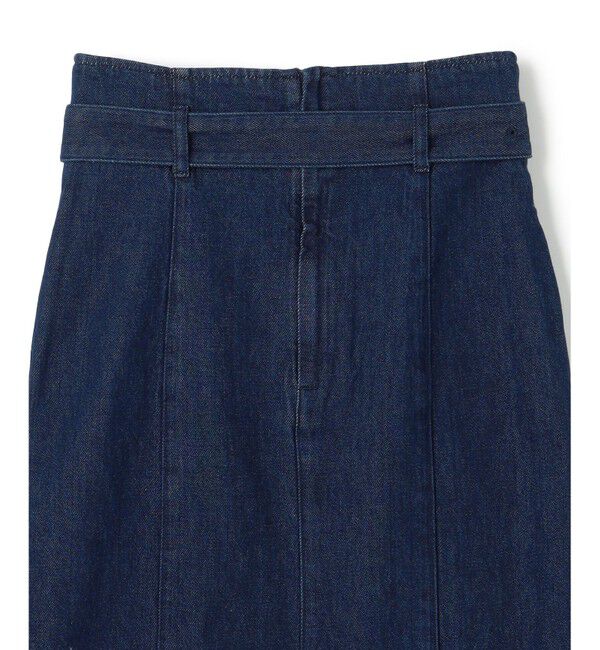 BEIGE,「【洗える・Oggi ８月号掲載】NAVIGLIO / ベルト付きハイウエストデニムスカート」|スカート|