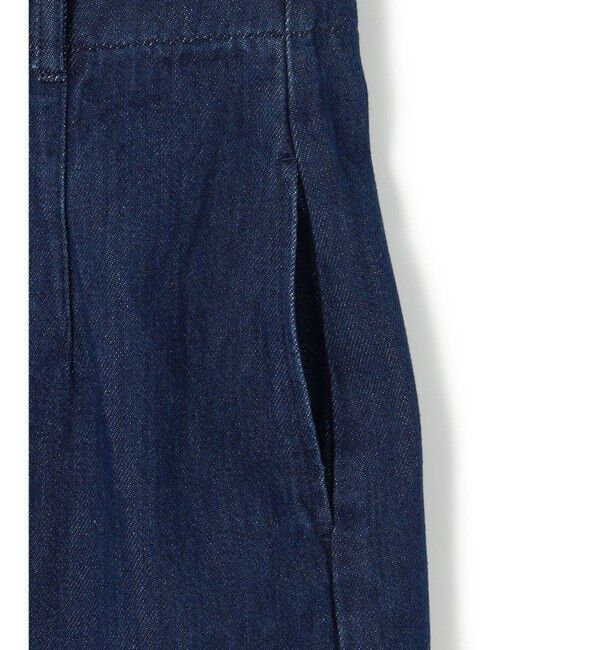 BEIGE,「【洗える・Oggi ８月号掲載】NAVIGLIO / ベルト付きハイウエストデニムスカート」|スカート|