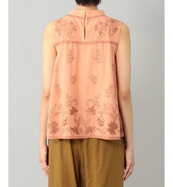 GRACE CONTINENTAL「刺繍ハイネックノースリーブ」|シャツ・ブラウス|