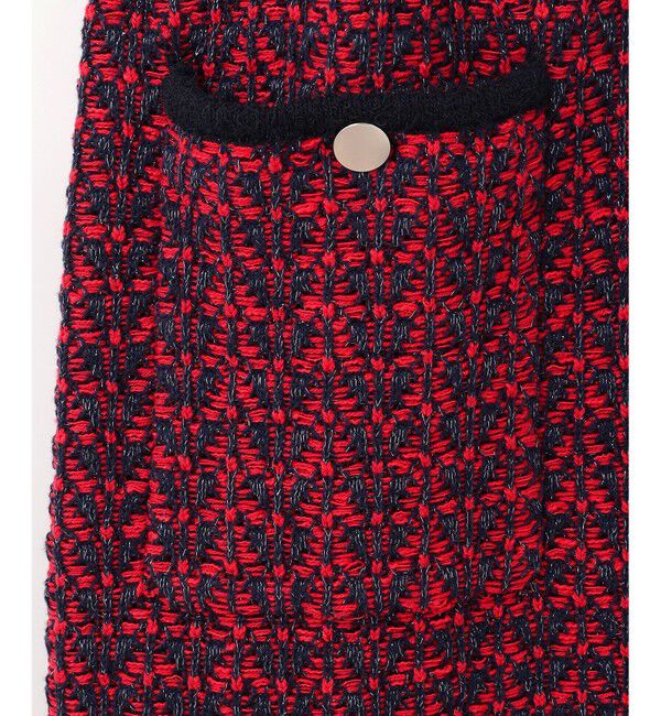 Diagram「バイカラージャガードニットワンピース」|ワンピース|