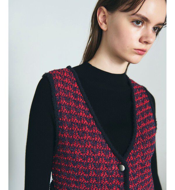 Diagram「バイカラージャガードニットワンピース」|ワンピース|