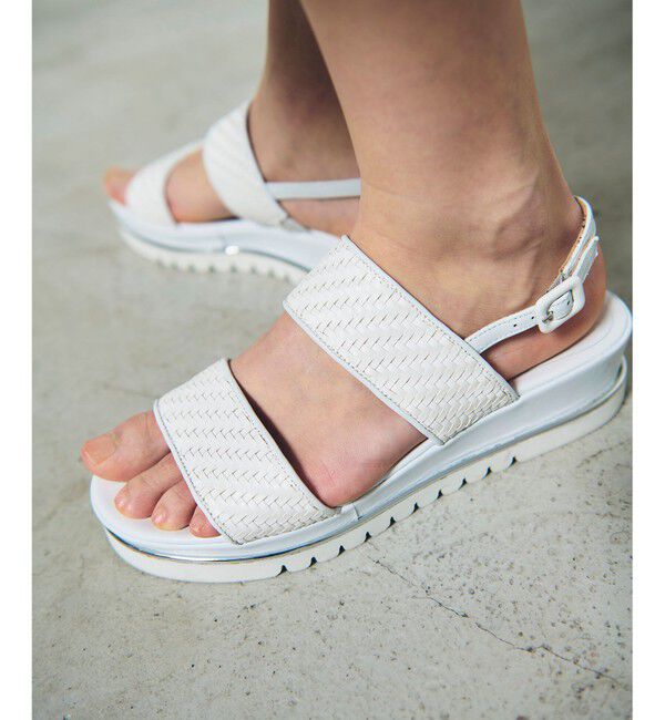 GRACE CONTINENTAL「LUCA GROSSI メッシュサンダル」|サンダル|