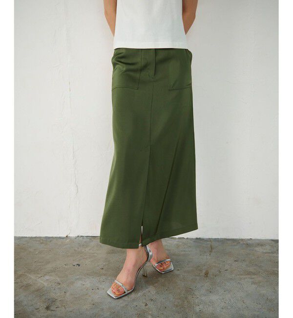 Diagram「サテンストレートスカート」|スカート|