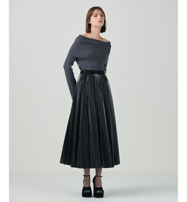 Diagram「タックロングスカート」|スカート|ブラック