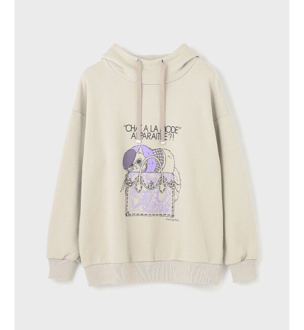 GRACE CONTINENTAL「アニバーサリーフーディ」|パーカー|ベージュ