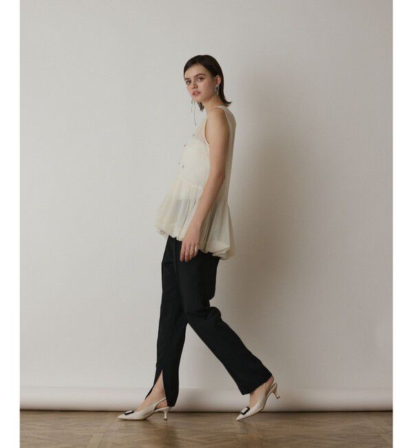 GRACE CONTINENTAL「バルーンチュールトップ」|シャツ・ブラウス|