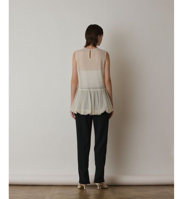 GRACE CONTINENTAL「バルーンチュールトップ」|シャツ・ブラウス|