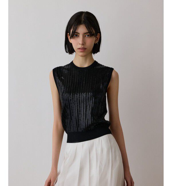 Diagram「スパンコールニットノースリーブ」|その他|