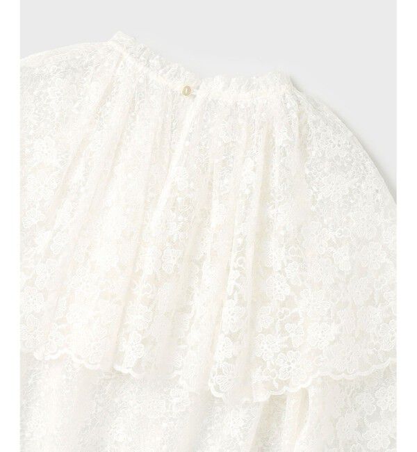 GRACE CONTINENTAL「レースケープブラウス」|シャツ・ブラウス|