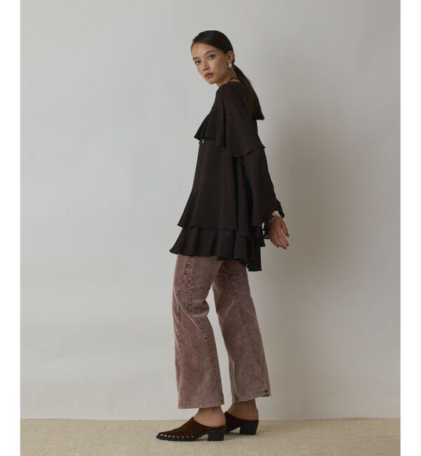 GRACE CONTINENTAL「シフォンフリルブラウス」|シャツ・ブラウス|