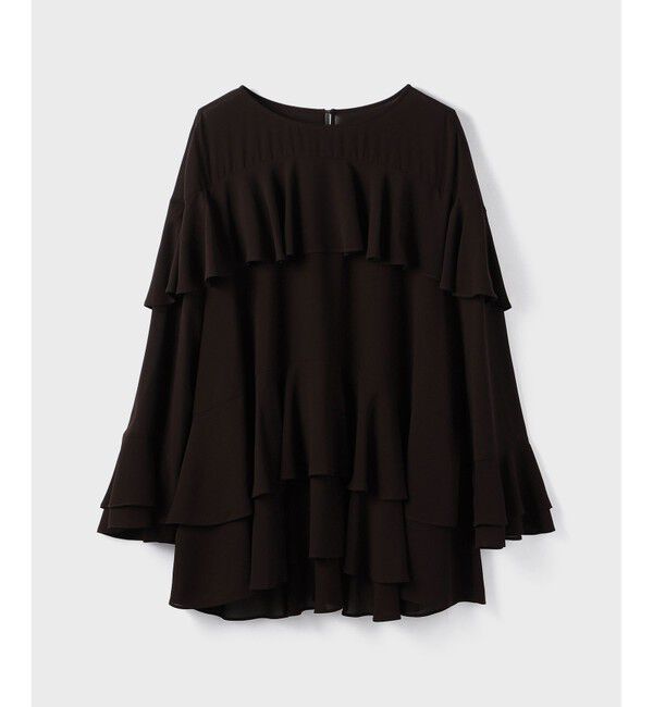 GRACE CONTINENTAL「シフォンフリルブラウス」|シャツ・ブラウス|