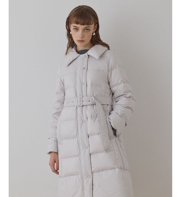 GRACE CONTINENTAL「ファーカラーロングダウン」|ダウン|