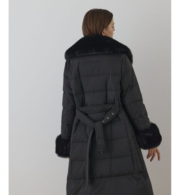 GRACE CONTINENTAL「ファーカラーロングダウン」|ダウン|