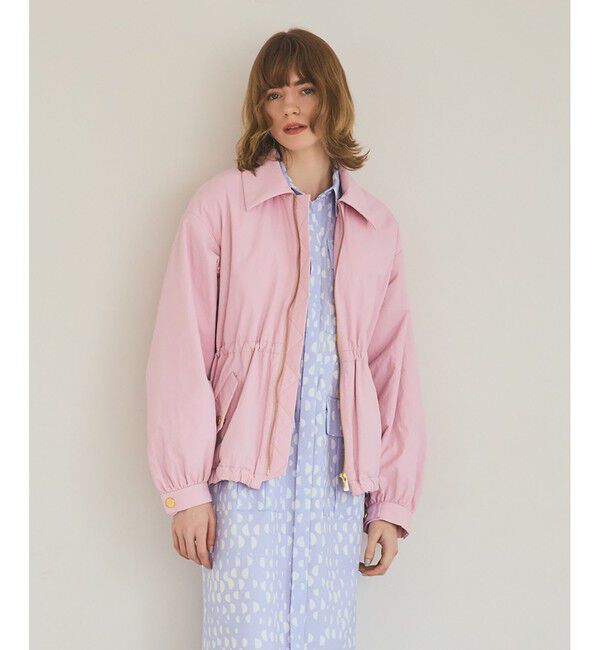 Grace Class「ナイロンパディングブルゾン」|ブルゾン・スタジャン|ピンク