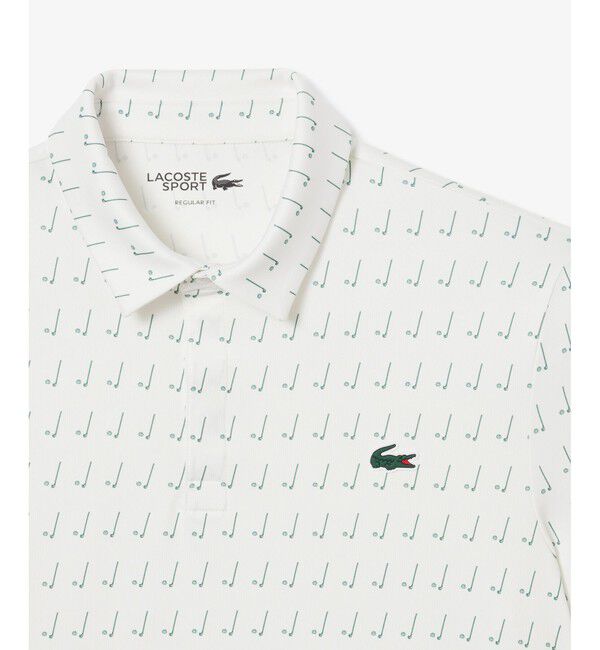 LACOSTE「グラデーションプリントウルトラドライゴルフポロシャツ」|ポロシャツ|