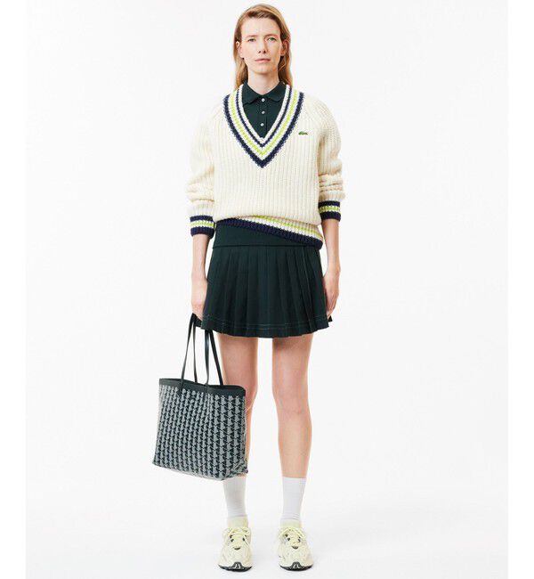 LACOSTE「ゼリー コーテッドキャンバスミディアムトートバッグ」|トートバッグ|