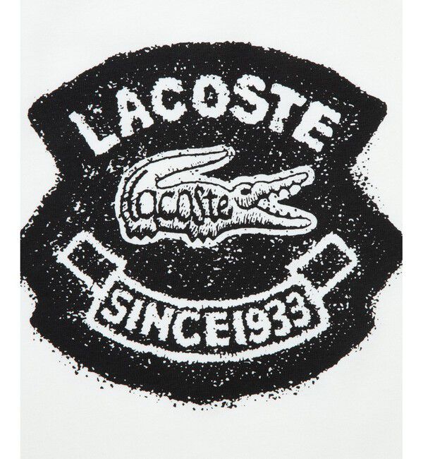 LACOSTE「ヴィンテージプリントリンガーTシャツ」|Tシャツ・カットソー|