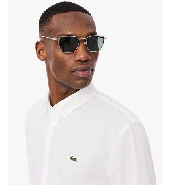 LACOSTE「エッセンシャルワントーンボタンシャツ」|シャツ・ブラウス|