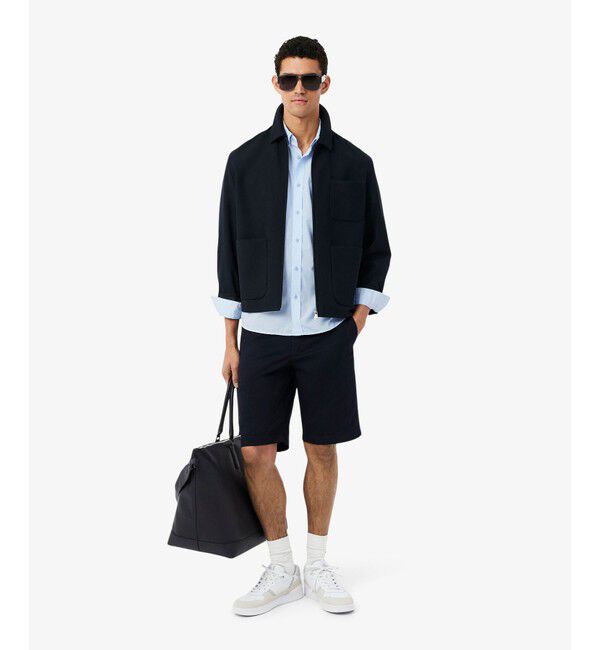 LACOSTE「エッセンシャルワントーンボタンシャツ」|シャツ・ブラウス|