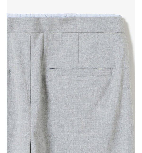 LACOSTE「レイヤードウエストタックワイドスラックスパンツ」|チノ|