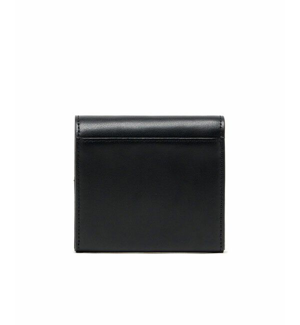 LACOSTE「シルバーブローチ2つ折りレザーミニウォレット」|財布|