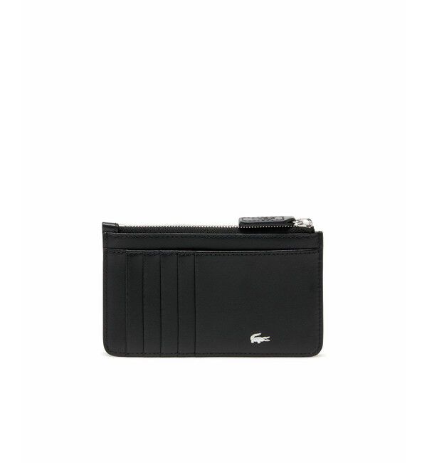LACOSTE「シルバーブローチレザーフラグメントケース」|名刺入れ・カードケース|