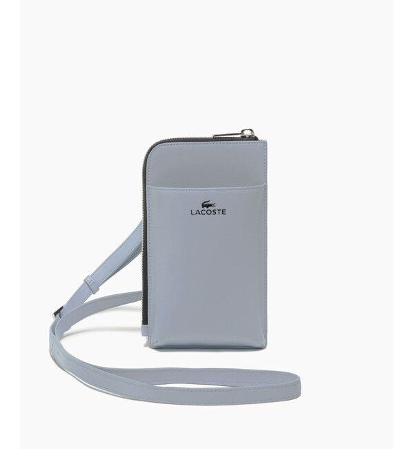 LACOSTE「ショルダースマホポーチ」|ショルダー・メッセンジャー|ライトブルー