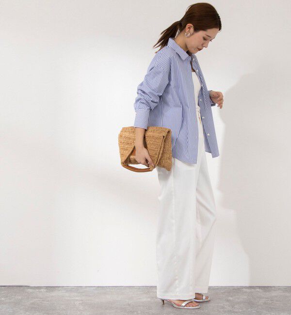 NOLLEY'S「ウォッシャブルチノ風ワイドパンツ」|その他|