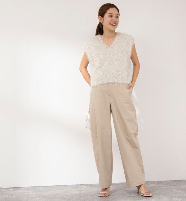 NOLLEY'S「ウォッシャブルチノ風ワイドパンツ」|その他|