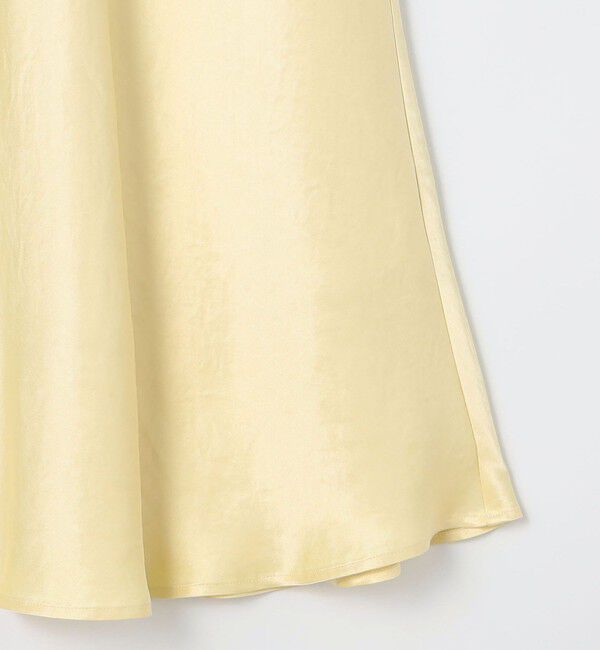 NOLLEY'S sophi「《オールシーズン対応》ウォッシャブルブライトサテンナロースカート」|スカート|