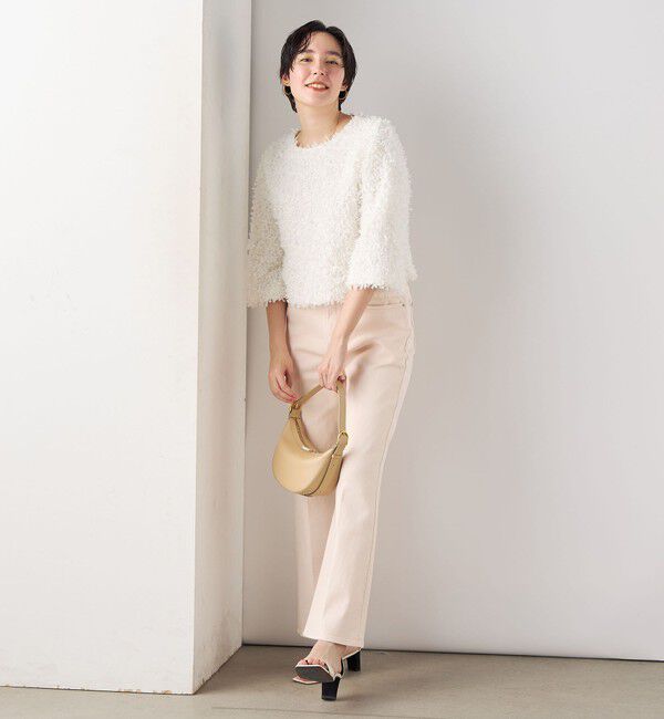 Rie Miller「【RM denim】センタープレスハイウエストデニム」|デニム|