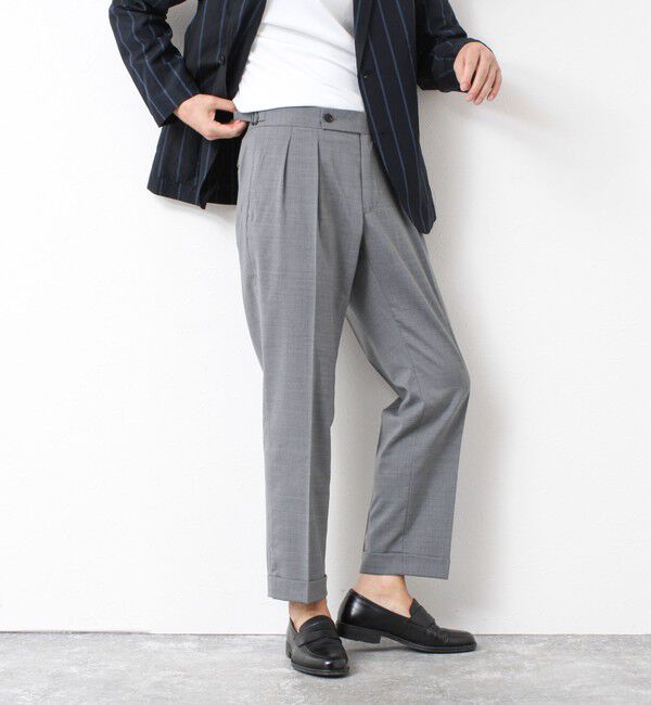 WORK ABOUT「NSN アジャスター付2タックスラックス 25SS」|スラックス|