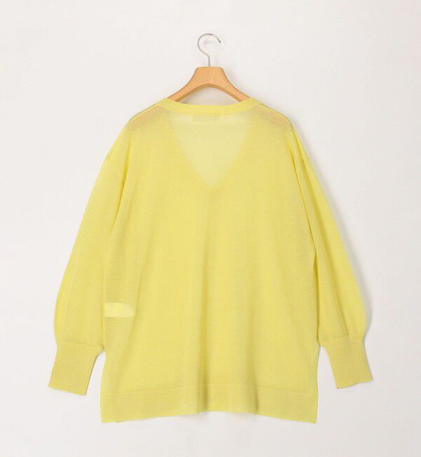 NOLLEY'S sophi「麻混シアーVネックプルオーバーニット」|ニット・セーター|