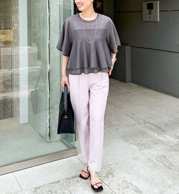 NOLLEY'S sophi「シアーティアードプルオーバーニット」|ニット・セーター|