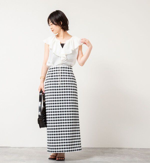 NOLLEY'S sophi「シアーラッフルノースリーブブラウス」|シャツ・ブラウス|