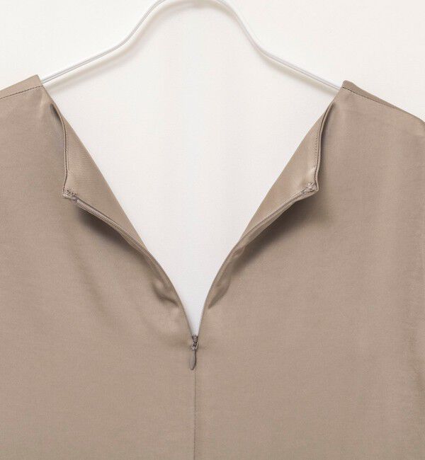 MAQWEL「【MAQWEL/マクウェル】ウォッシャブルサテンワンピース」|ワンピース|