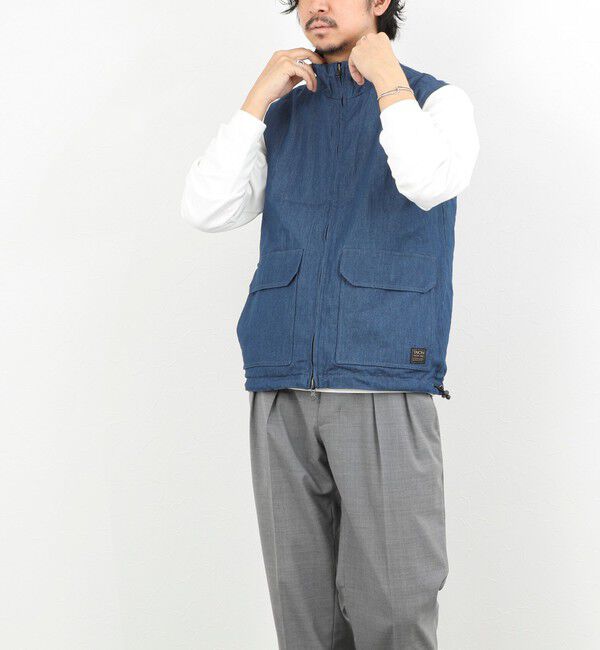 NOLLEY'S goodman「【TAION/タイオン】NON DOWN MILITARY R/S HI NECK VEST 26SS」|ベスト・ジレ|