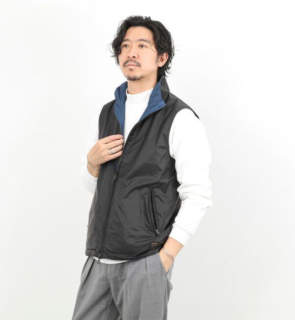 NOLLEY'S goodman「【TAION/タイオン】NON DOWN MILITARY R/S HI NECK VEST 26SS」|ベスト・ジレ|